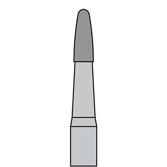 BurPlus Carbide Bur TF #7104 12-Blade Bud (5)