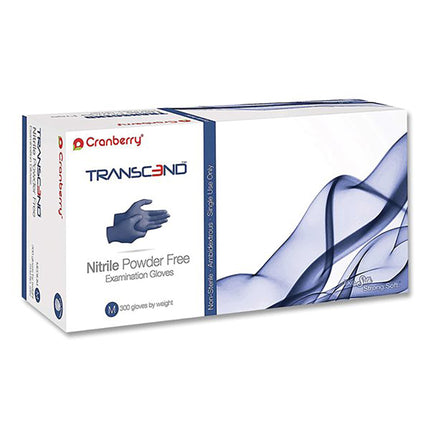 Transcend Nitrile PF Exam Glove Matte Blue L (300)