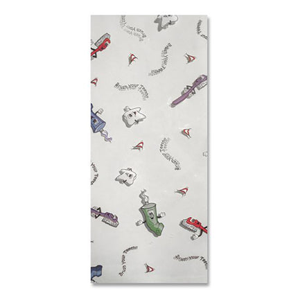 Patient Bag "Brush Your Teeth" 5" x 3" x 11-1/2" (100)