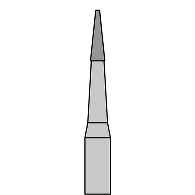 BurPlus Carbide Bur TF #7114 12-Blade Taper Fissure (5)