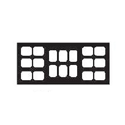 X-Ray Mounts Clear Pocket 18-Windows 12H/6V (100)