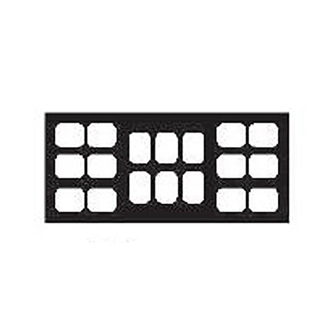 X-Ray Mounts Clear Pocket 18-Windows 12H/6V (100)