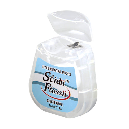 Slidii Flossii PTFE Dental Floss Tape (15m x 72)