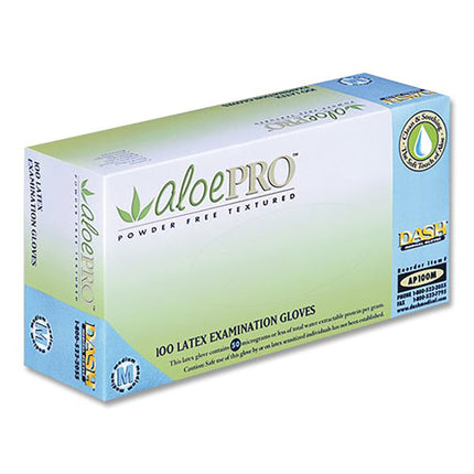 Dash AloePro Latex PF Glove Natural XS (100)