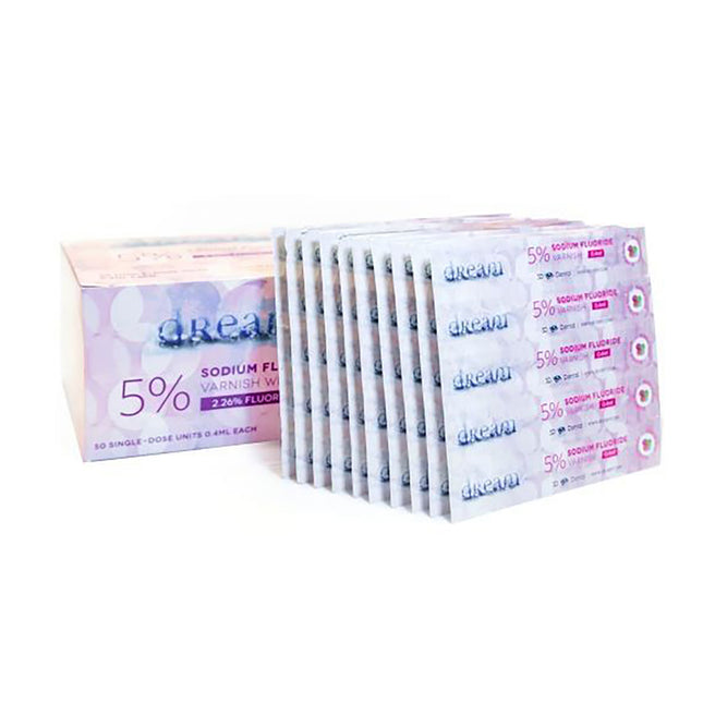 Dream 5% Sodium Fluoride Varnish Bubble Gum (50)