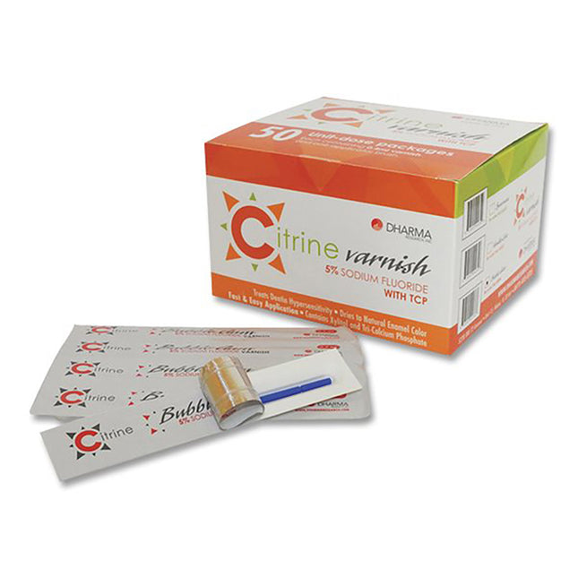 Citrine 5% Fluoride Varnish Spearmint (50)