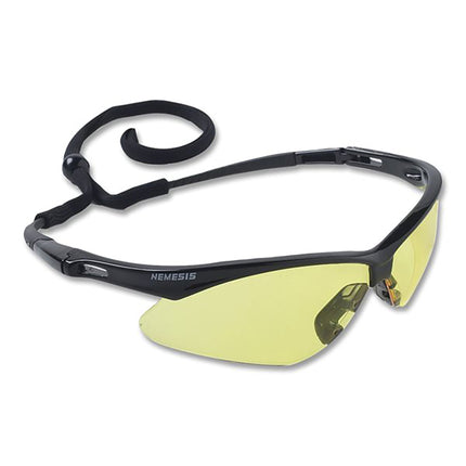 Nemesis Safety Eyewear Amber Lens Black Frame