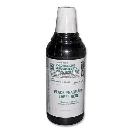 0.12% Chlorhexidine Gluconate Oral Rinse (16oz)