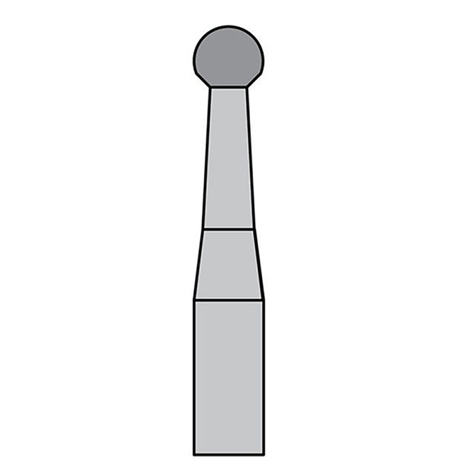 BurPlus Carbide Bur TF #7005 12-Blade Round (5)
