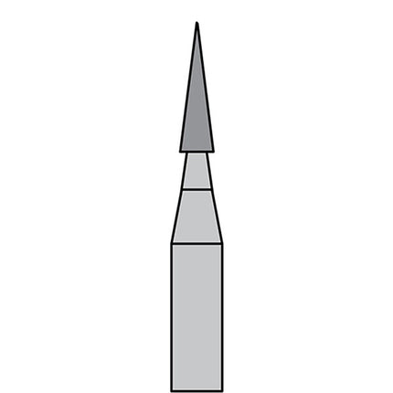 BurPlus Carbide Bur TF #7611 12-Blade Taper Fissure (5)