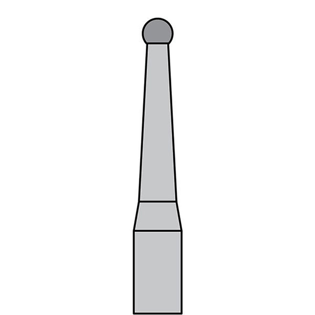 BurPlus Carbide Bur FG #2 Round (5)