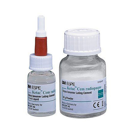 Ketac Cem Radiopaque Permanent Glass Ionomer Luting Cement Single Pack
