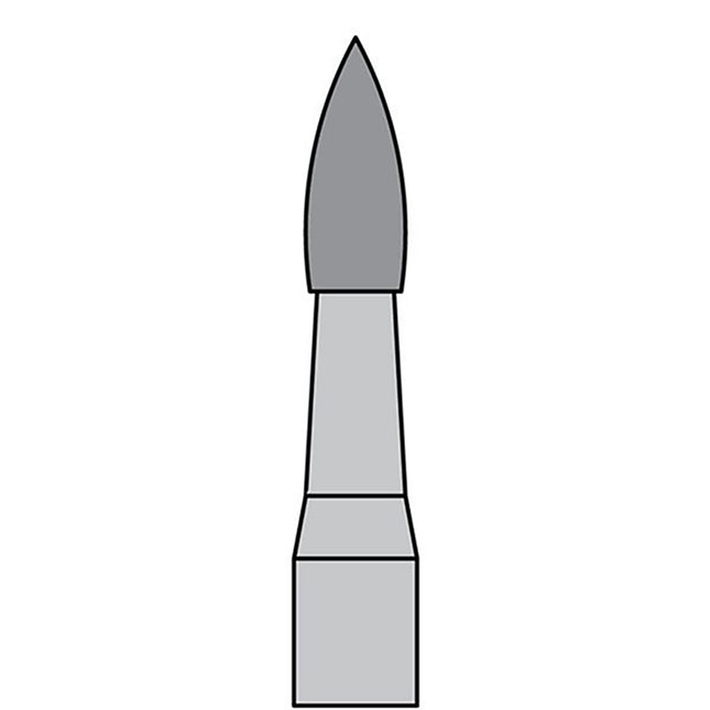 BurPlus Carbide Bur TF #9903 30-Blade Flame (5)