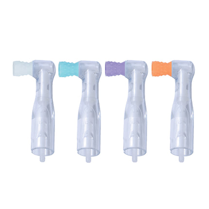 PP Clear Reciprocating Prophy Angles Regular Assorted (100)
