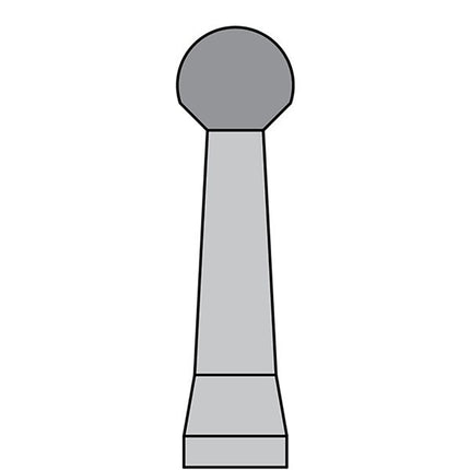 BurPlus Carbide Bur FG #10 Round (5)