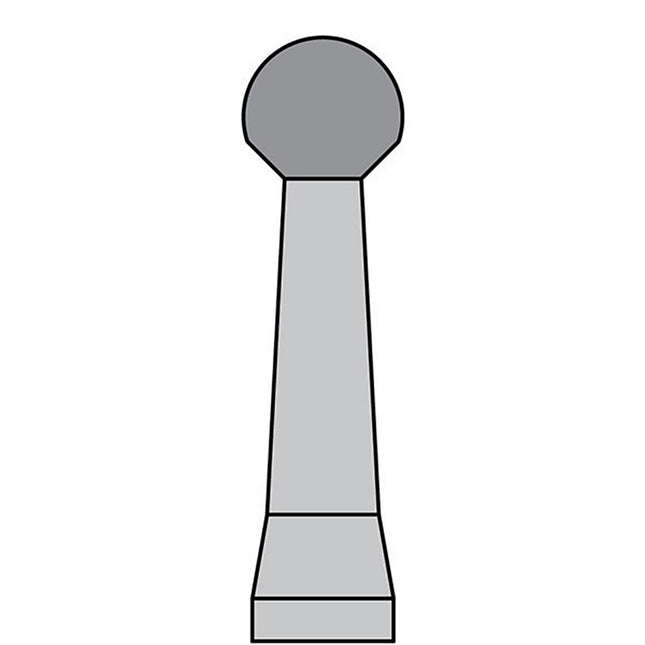 BurPlus Carbide Bur FG #10 Round (5)