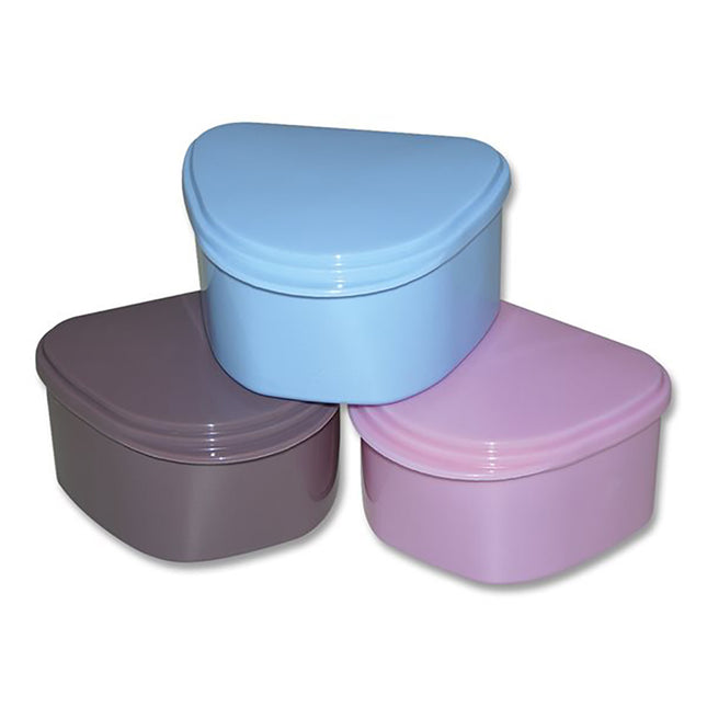 Denture Boxes 2" Deep Assorted Colors (12)