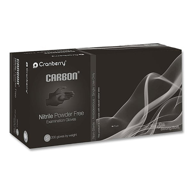 Carbon Nitrile PF Exam Glove Black L (200)