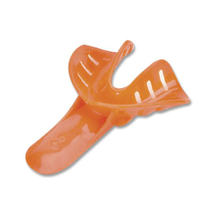 Excellent COLORS Impression Trays Perf. #2 Pedo M Lower Orange (25)