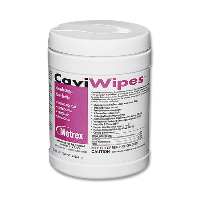 CaviWipes 6" x 6-3/4" L (160)