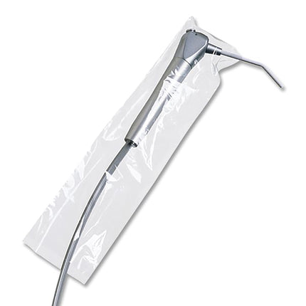 iSmile Air/Water Syringe Sleeve w/Opening and Adhesive 2-1/2" x 10" Clear (500)