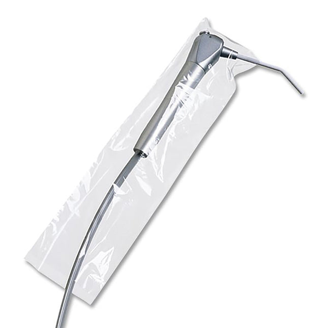 iSmile Air/Water Syringe Sleeve w/Opening and Adhesive 2-1/2" x 10" Clear (500)