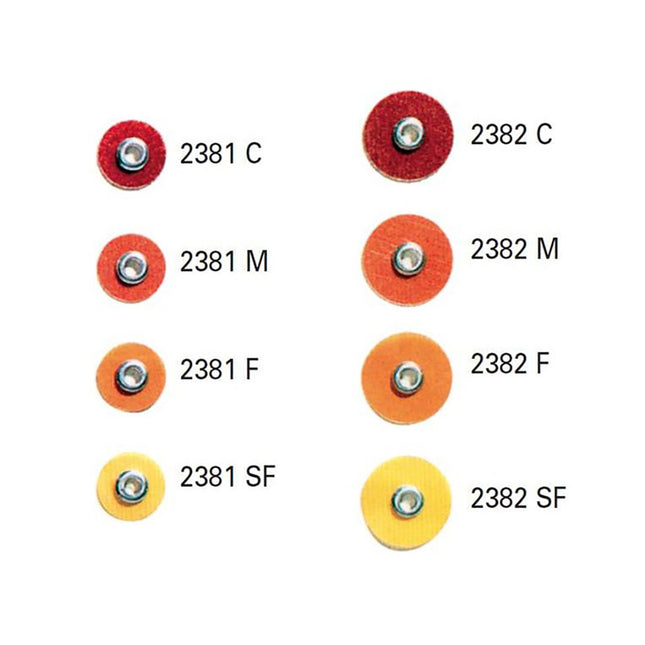 Sof-Lex Extra-Thin Contouring and Polishing Discs 1/2" Super Fine (85)