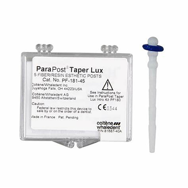 ParaPost TaperLux Fiber Posts P181 Refill Size 5.5 1.4mm Headed Tapered Purple (5)