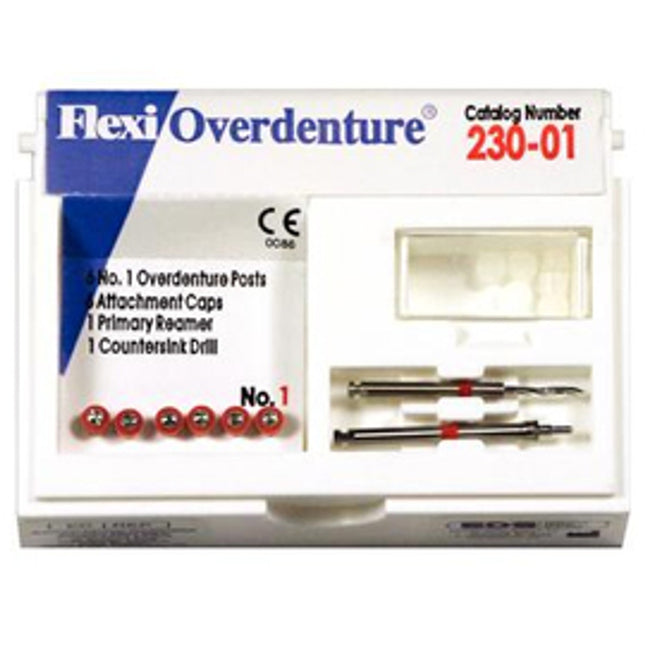EDS Flexi-Overdenture Refill SS #1 Red (6)
