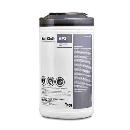 Sani-Cloth AF3 Wipes 7.5" x 15" XL (75)