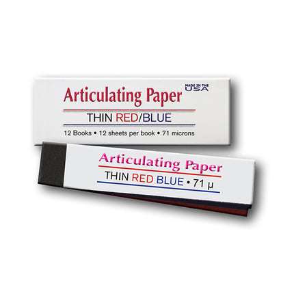 Articulating Paper 71 Microns (.003") Red/Blue (144)