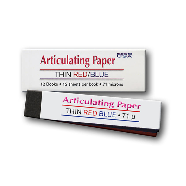 Articulating Paper 71 Microns (.003") Red/Blue (144)