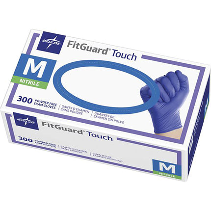FitGuard Touch Nitrile PF Exam Glove Dark Blue L (300)