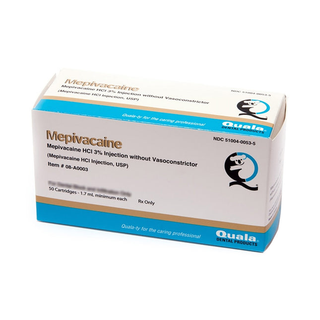 Quala Mepivacaine HCL 3% Plain (50)