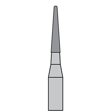 BurPlus Carbide Bur TF #7214 12-Blade Taper Fissure (5)