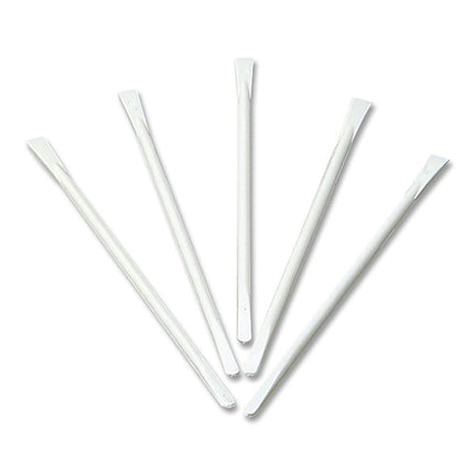 Mixtik Mixing Spatulas Thin White Rigid 4-1/2" (100)