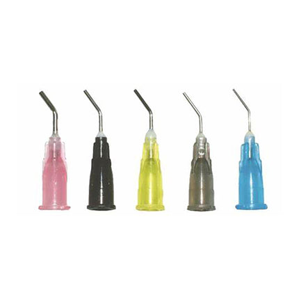 Pre-Bent Dispensing Tips 25ga Orange (100)